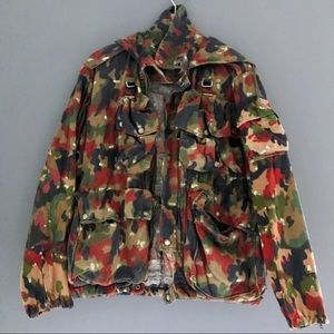 AUTHENTIC military camouflage utility jacket